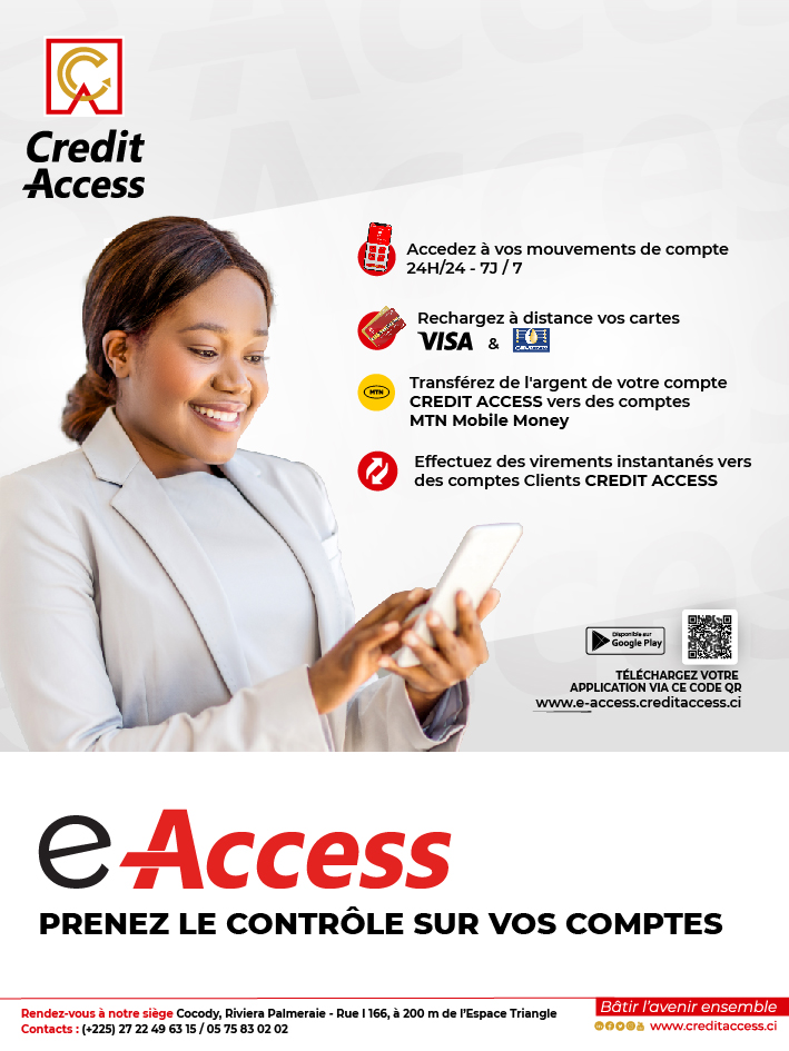 Ensemble d'accessoires experts 2, Carte de crédit Cote dIvoire